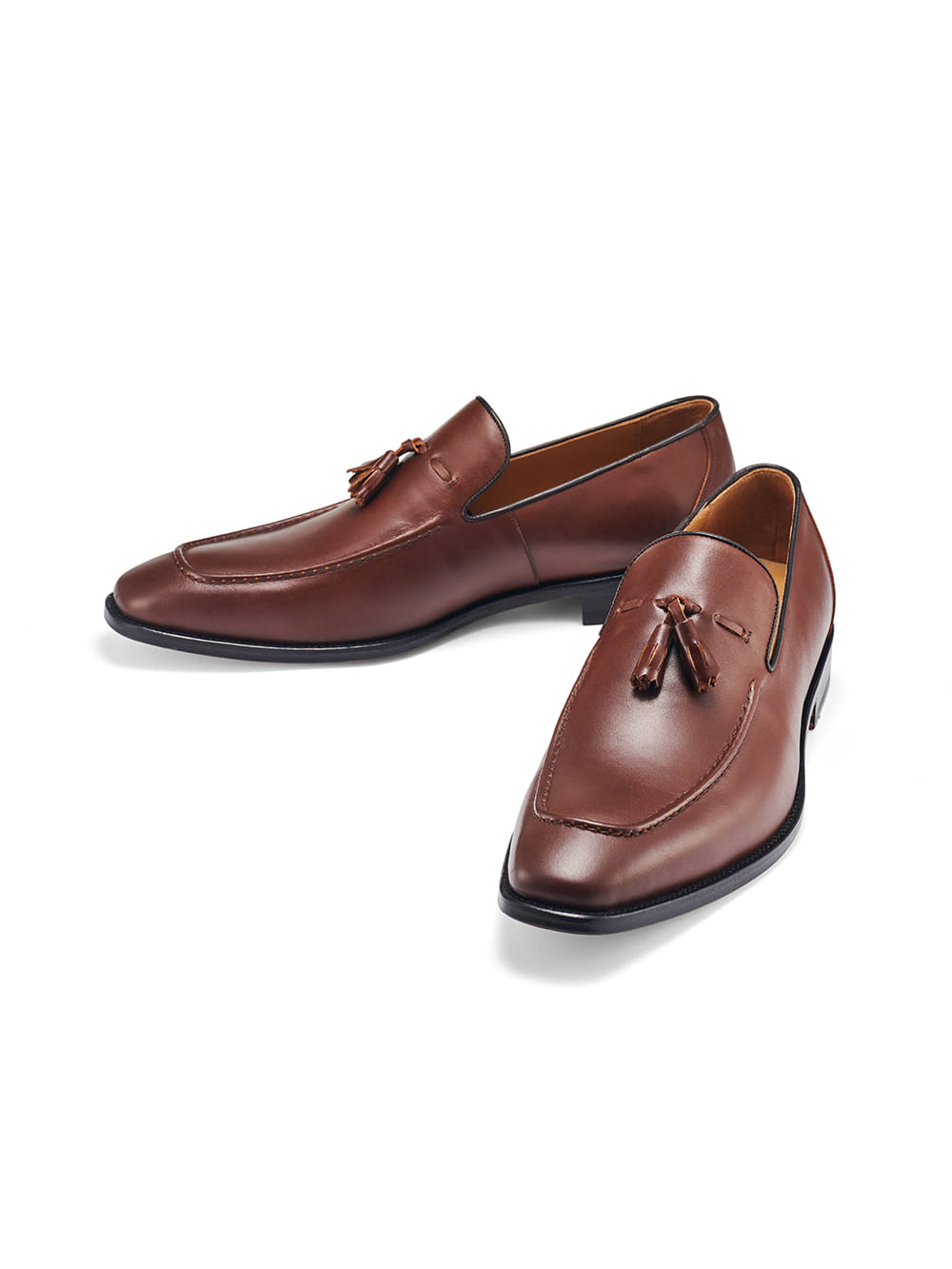 Square Tassel Loafers (Brown)